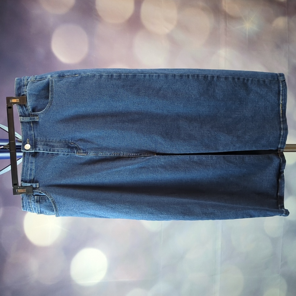 Love Cult sz XL Women's Long Jean Denim Skirt from Rue21